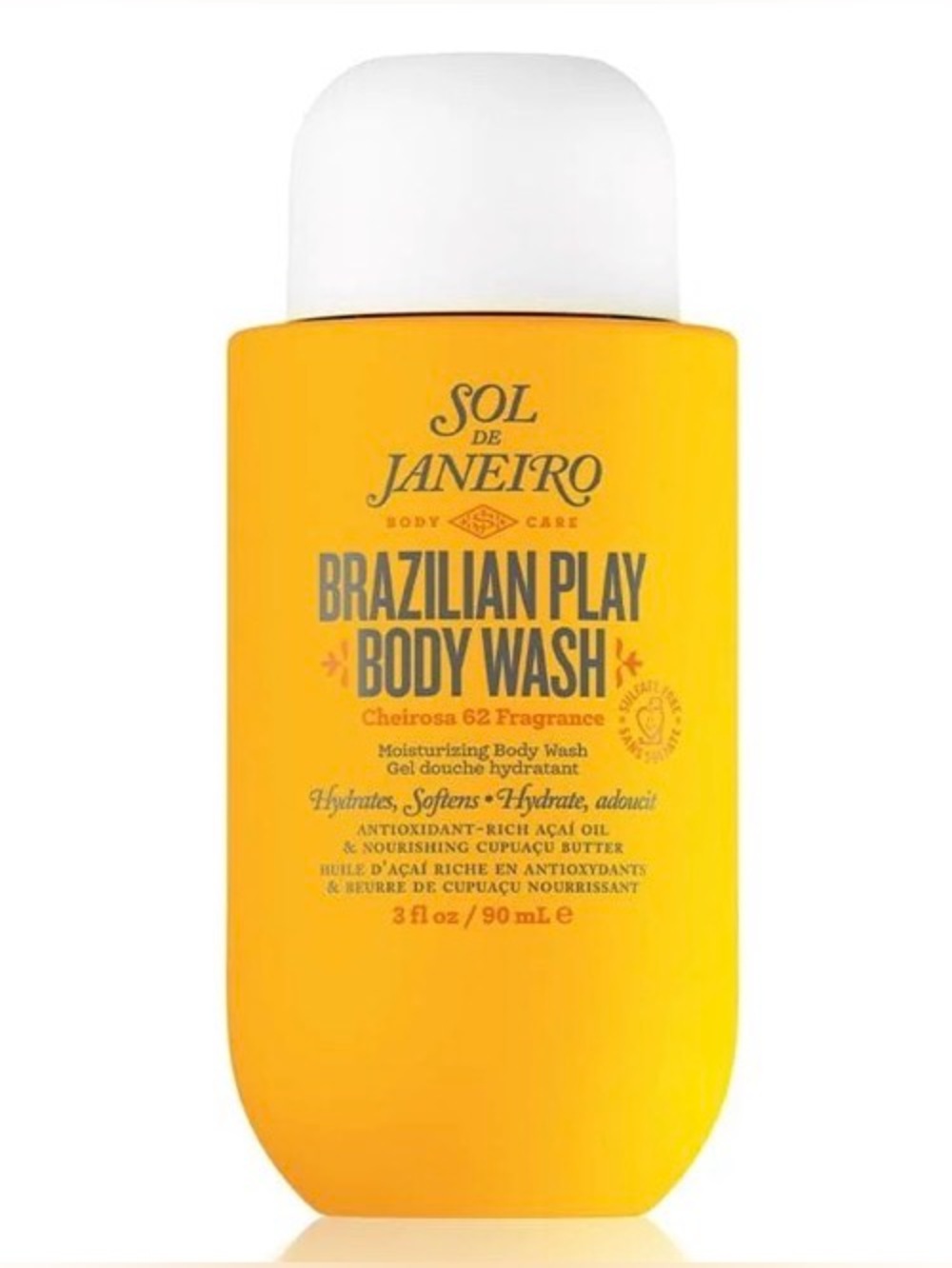 Sol de Janeiro Brazilian Play Body Wash Cheirosa 62 Hydrating 3 fl oz